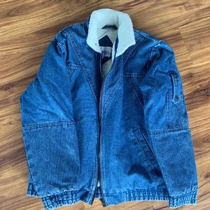 Truly vintage denim and sherpa look jacket
